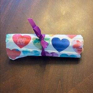 Heart Patterned Fabric Roll